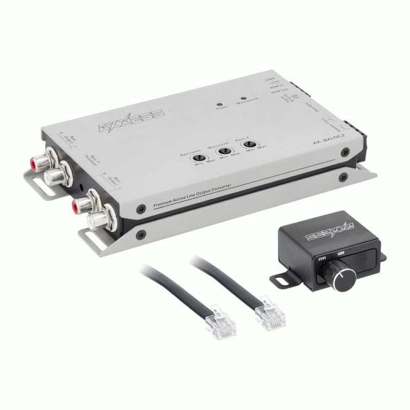 4CH ACTIVE LINE OUTPUT CONVERTER WITH BASS RESTORATION