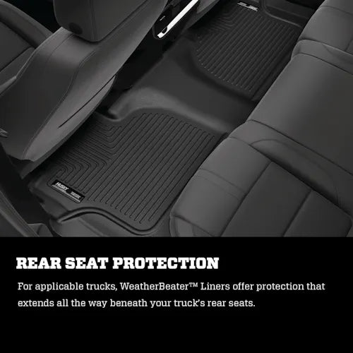 0006 TAHOE WEATHERBEATER FR & 2ND ROW FLOOR LINER BLACK
