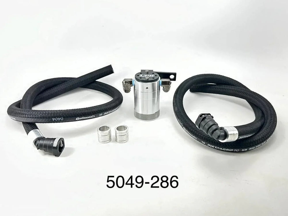21-23 Ford F150 Powerboost Hybrid 3.5 Plug N Play Oil Catch Can Separator BLACK
