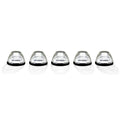 ~(1.9 lbs. 18X7X2)~ Ford 99-16 Superduty (5-Piece Set) Clear Lens with Amber LEDs - Complete Cab Light Kit with all wiring and hardware