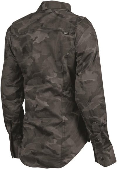 Speed and Strength Speed Society Armored Moto Shirt Womens Camouflage -XS