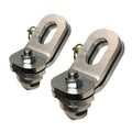 GEN-Y Hitch 1 Pair Plate Style Puck Anchor Assembly For Ford, Gmc - GH-103195