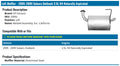 0509 OUTBACK MUFFLER WELDED ASSEMBLY