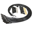 WIRES UNIV. 8MM 8 CYL 180 DEGREE BLACK CERAMIC BOOT BLACK WIRE