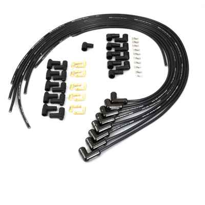 WIRES UNIV. 8MM 8 CYL 90 DEGREE BLACK CERAMIC BOOT BLACK WIRE
