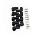 WIRES UNIV. 8MM 8 CYL 90 DEGREE BLACK CERAMIC BOOT BLACK WIRE