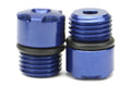 Project Kics 12x1.25 R40 Iconix Aluminum Cap Set - Blue (20 Pcs)