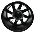 Raceline A82M Twist 14x7in / 4x156 BP / 5mm Offset / 132.5mm Bore - Black & Machined Wheel