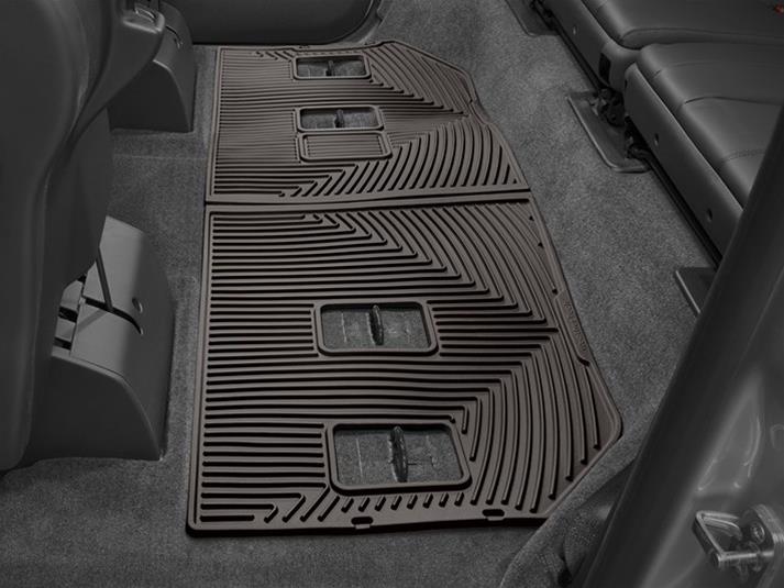 WeatherTech Cocoa Front Rear and Rear All-Weather Floor Mats Fits -20-20 Cadillac Chevrolet GMC W309CO-W324CO-W342CO