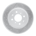 R1 15-20 Honda Fit (USA/Canada) Front Left Drilled & Slotted Geoperformance Rotor