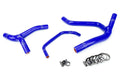 HPS Performance Blue Reinforced Silicone Radiator Hose Kit Coolant for Kawasaki 06-08 KX450F