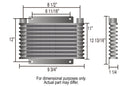 18 ROW PLATE & FIN COOLER (1/2IN FPT)