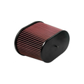 K&N Universal Air Filter - Oval Straight - 3.688in Flange ID x 10.25in Base O/S Length x 7.875in H