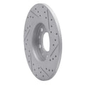 DFC 14-22 Chrysler 200 Rear Left Drilled & Slotted Geoperformance Rotor