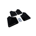 Rally Armor 02-07 Subaru WRX/STI/RS/2.5i (Wagons Req. Mod.) Black UR Mud Flap w/Silver Logo