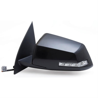 0712 ACADIA/0710 OUTLOOK LH HEATED POWER FOLDAWAY OE MIRROR BLACK W/TURN SIGNA