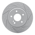 R1 94-11 Mercedes-Benz Clk320 Rear Right Drilled & Slotted Geoperformance Rotor
