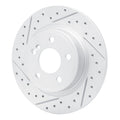 DFC 14-20 Infiniti Qx30 Rear Left Drilled & Slotted Geoperformance Rotor