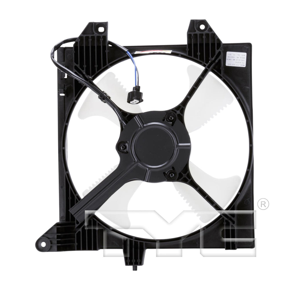 CONDENSER FAN INCLUDES MOTOR/BLADE/SHROUD; W/2.0L ENGINE; EXCEPT EVOLUTION MITSUBISHI LANCER 0207