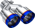 MBRP Burnt End Tip 2.5 ID, Dual 3.5 OD Out, 9.5 length, Single wall 304 Stainless Steel