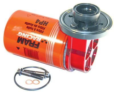Oil Filter Adapter SBC 90 Deg