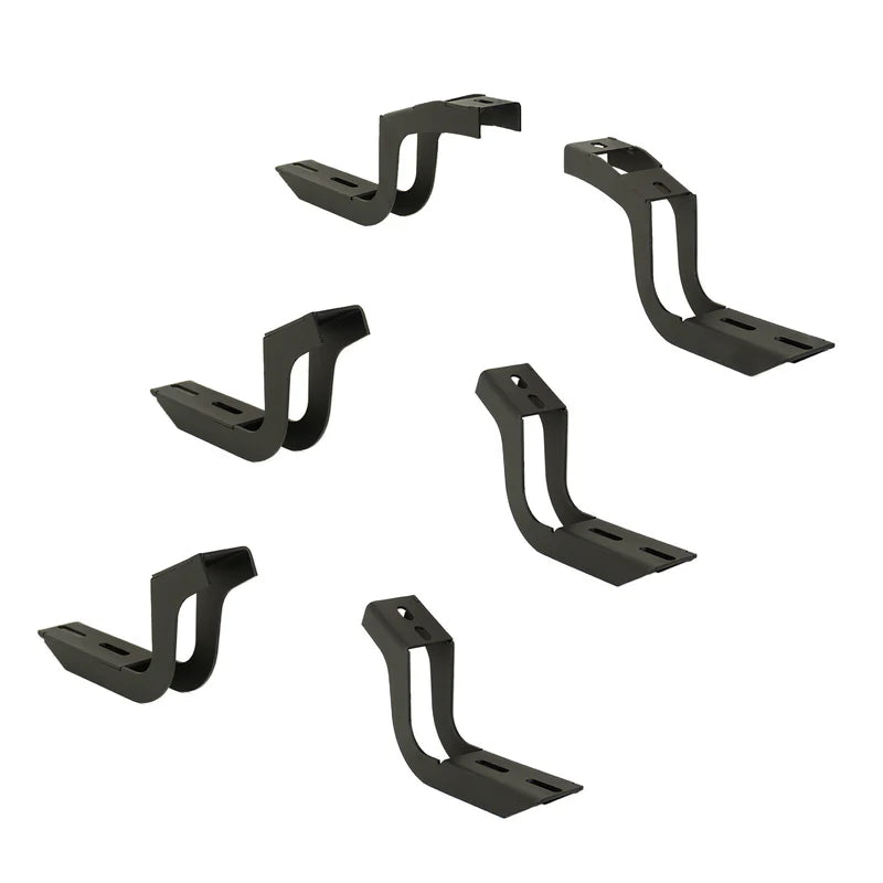 10C 4RUNNER SLIDE TRACK SERIES BRACKET KITS BLACK ECOATED (BRACKET KIT ONLY)