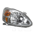 RH HEADLAMP LENS/HOUSING TOYOTA ECHO 20032005