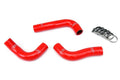 HPS Performance Blue Reinforced Silicone Radiator Hose Kit Coolant for Mazda 94-97 Miata