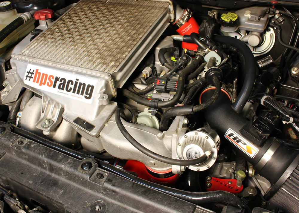 HPS Performance Red Reinforced Silicone Intercooler Hose Kit for Mazda 07-10 CX7 2.3L Turbo