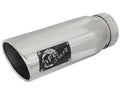 aFe Power Intercooled Tip Stainless Steel - Polished 4in In x 5in Out x 12in L Clamp On