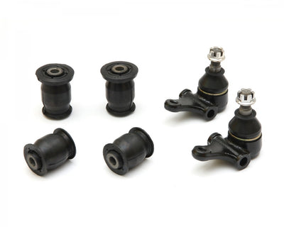 6572K MIATA 90-05 FRONT LOWER ARM REPAIR KIT (4 HARDEN RUBBER 2 BALL JOINT) 6PC SET 5.5 LB MSRP $144