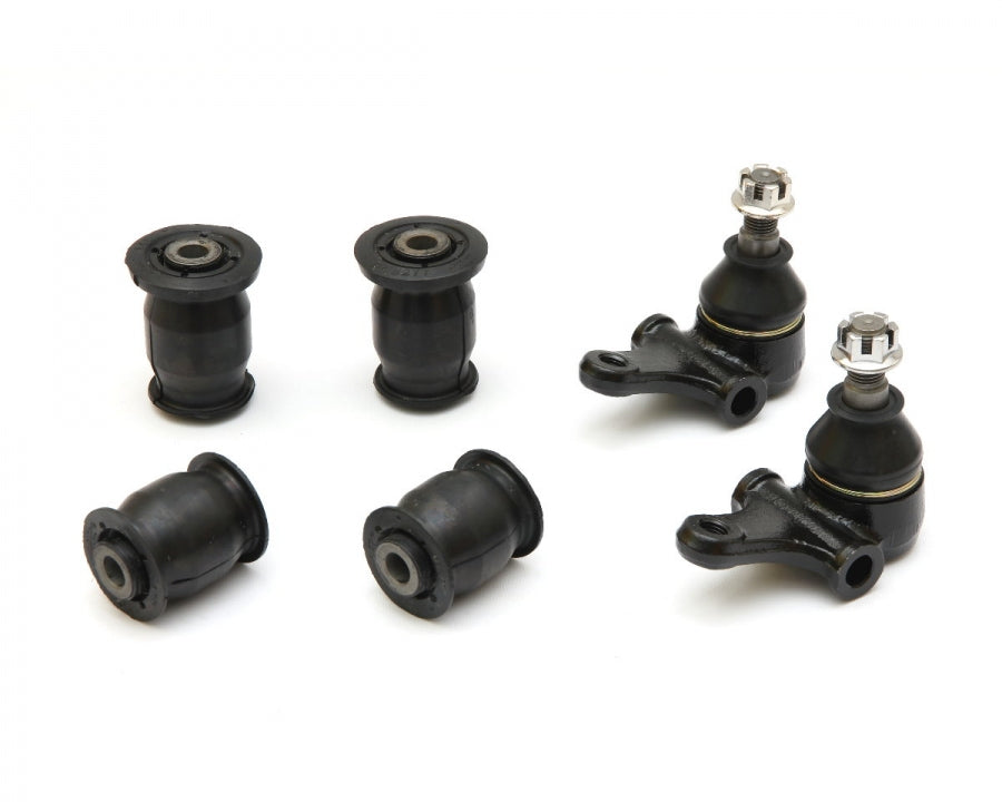 6572K MIATA 90-05 FRONT LOWER ARM REPAIR KIT (4 HARDEN RUBBER 2 BALL JOINT) 6PC SET 5.5 LB MSRP $144