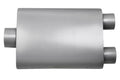 Afterburner Muffler Fits 1988-1995 Chevy / GMC Pickup Muffler Single 3 Inch Inlet Dual 2.5 Inch Outletscase Dimensions Length 13 Inch Width 10 Inch Height 4 Inch FlowTech