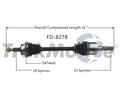 NEW CV AXLE