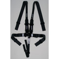 Harness 5pt Black HANS Shoulder 3in Pull-Down