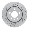 R1 00-06 Audi Tt Quattro Rear Left Drilled & Slotted Geoperformance Rotor