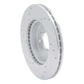 R1 Concepts Brake Rotor Drilled and Slotted Silver Fits Honda City