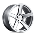 ~(34 lbs. 22X22X12)~ TSW ASCENT 20x10.0 5/112 ET40 CB72.1 MATTE TITANIUM SILVER