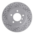 R1 99-08 BMW 325Xi Front Right Drilled & Slotted Geoperformance Rotor