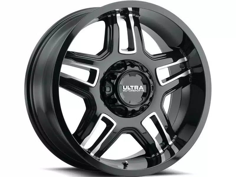 Ultra Wheel black auto part