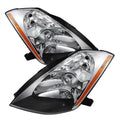 Xtune Ford MUStang 99-04 Amber Crystal Headlights Chrome HD-JH-FM99-AM-C