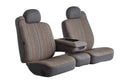 Seat Covers: Fits various makes and models; full-size bench seat with or without removable hearest; TR40 Series Seat Covers; front; gray