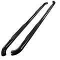 3 INCHES ROUND SIDE STEP BAR - BLAC