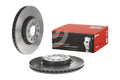 Brembo 06-13 Audi A3/15-20 A3/06-13 A3 Quattro Front Premium UV Coated OE Equivalent Rotor