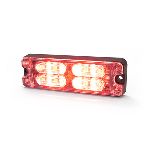 DIRECTIONAL LOWPROFILE 16LEDS 1224V DUALCOLOR RED/WHITE