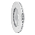 R1 98-07 Mitsubishi Lancer Front Right Drilled & Slotted Silver Brake Rotor