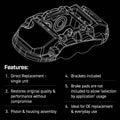 DBA 20-21 Toyota Corolla Hybrid Street Series Right Front Caliper