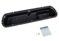 Ford Racing Logo Stamped Steel Black Satin Valve Covers Black Crinkle