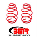 BMR 10-15 5th Gen Camaro V8 Front Lowering Springs - Red