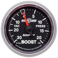 Autometer Sport-Comp II VAC/Boost 2 5/8in 30 IN HG-20PSI Mechanical Gauge